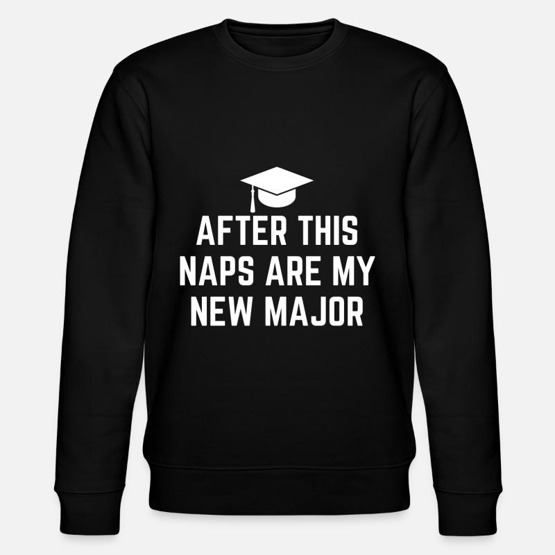 Nap Graduation Funny Graduates - Stanley/Stella CHANGER Unisex Organic Sweatshirt - black