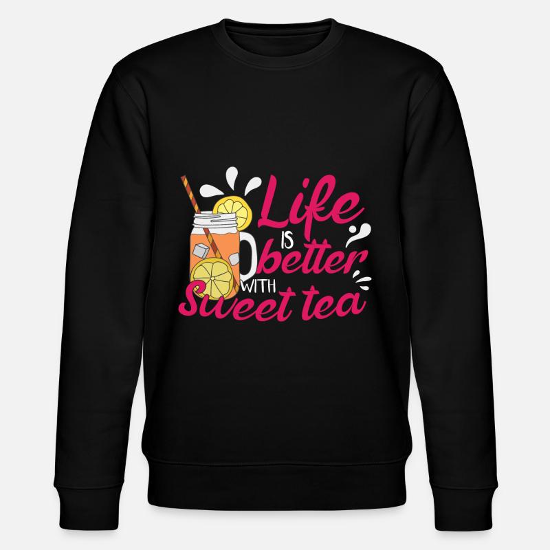 Frauen Süßer Tee - Stanley/Stella Unisex Bio-Sweatshirt CHANGER  - Schwarz