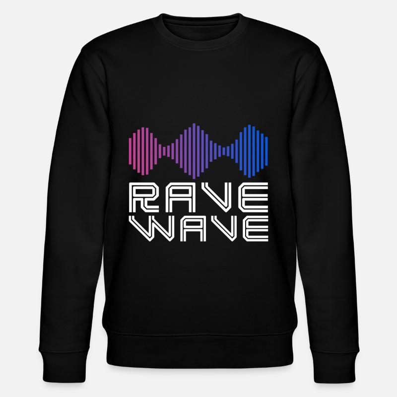 Rave-Spektrum - Stanley/Stella Unisex Bio-Sweatshirt CHANGER - Schwarz