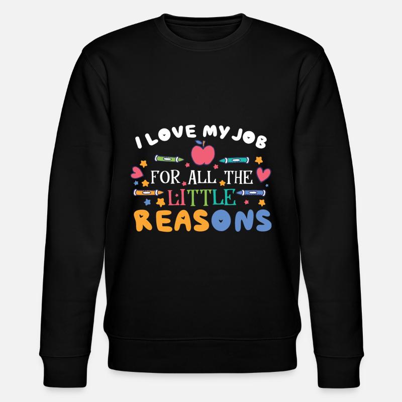 Éducateur enseignant enseignant Pre-K - Sweat bio CHANGER Stanley/Stella Unisexe - noir