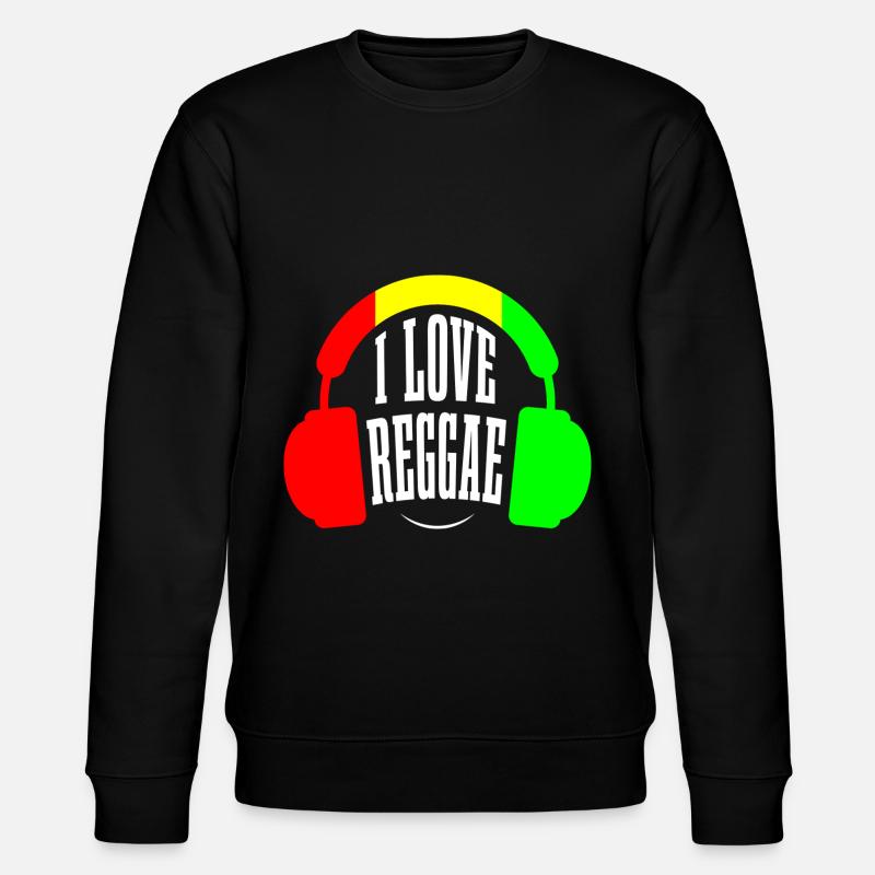 Musique reggae - Sweat bio CHANGER Stanley/Stella Unisexe - noir