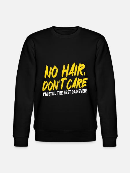 Papa Dad Jokes Gave Fars dag - Stanley/Stella økologisk unisex-sweatshirt CHANGER  - sort