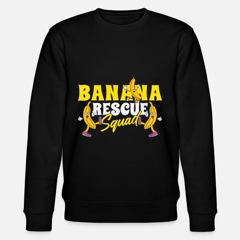 Banane Fruit Lover Banane - Sweat bio CHANGER Stanley/Stella Unisexe - noir