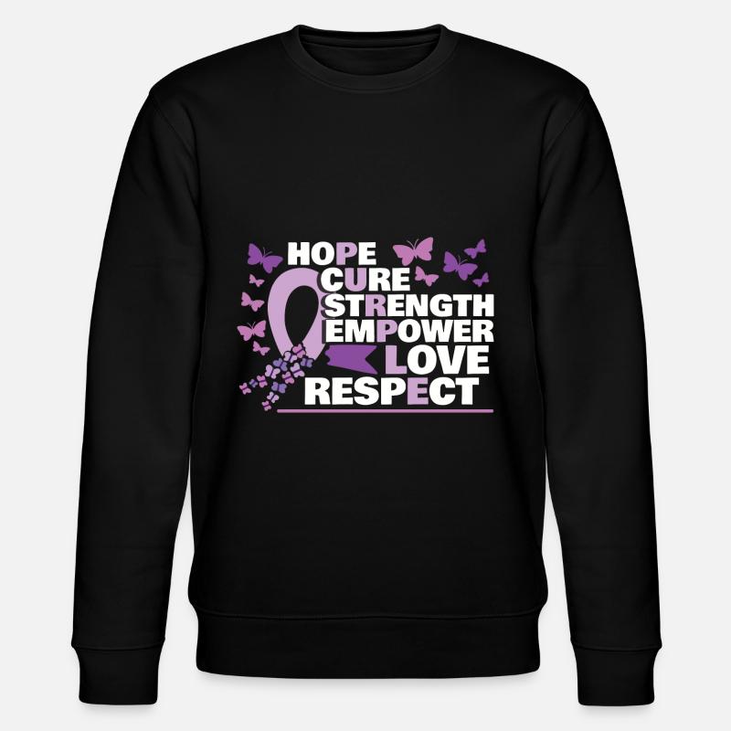 Epilepsie-Bewusstseinsmonat - Stanley/Stella Unisex Bio-Sweatshirt CHANGER  - Schwarz