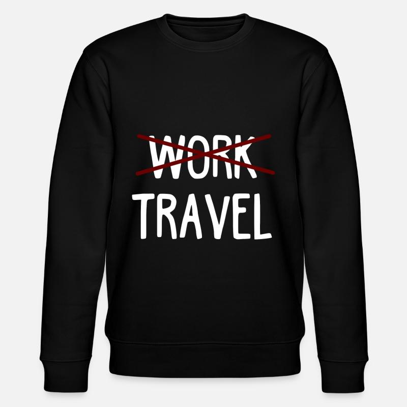 Einfach reisen - Stanley/Stella Unisex Bio-Sweatshirt CHANGER  - Schwarz