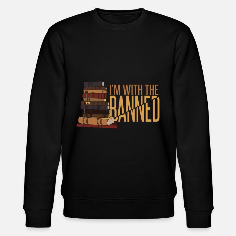 Ich bin bei den Verbotenen - Stanley/Stella Unisex Bio-Sweatshirt CHANGER - Schwarz