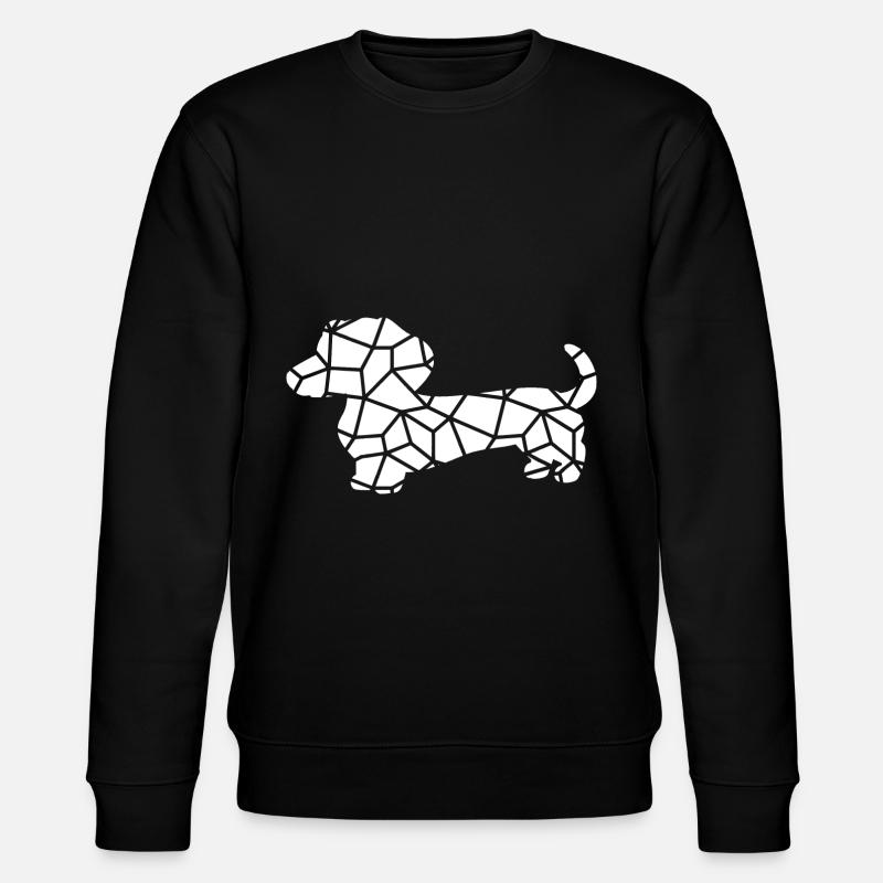 Dackel - Stanley/Stella Unisex Bio-Sweatshirt CHANGER  - Schwarz