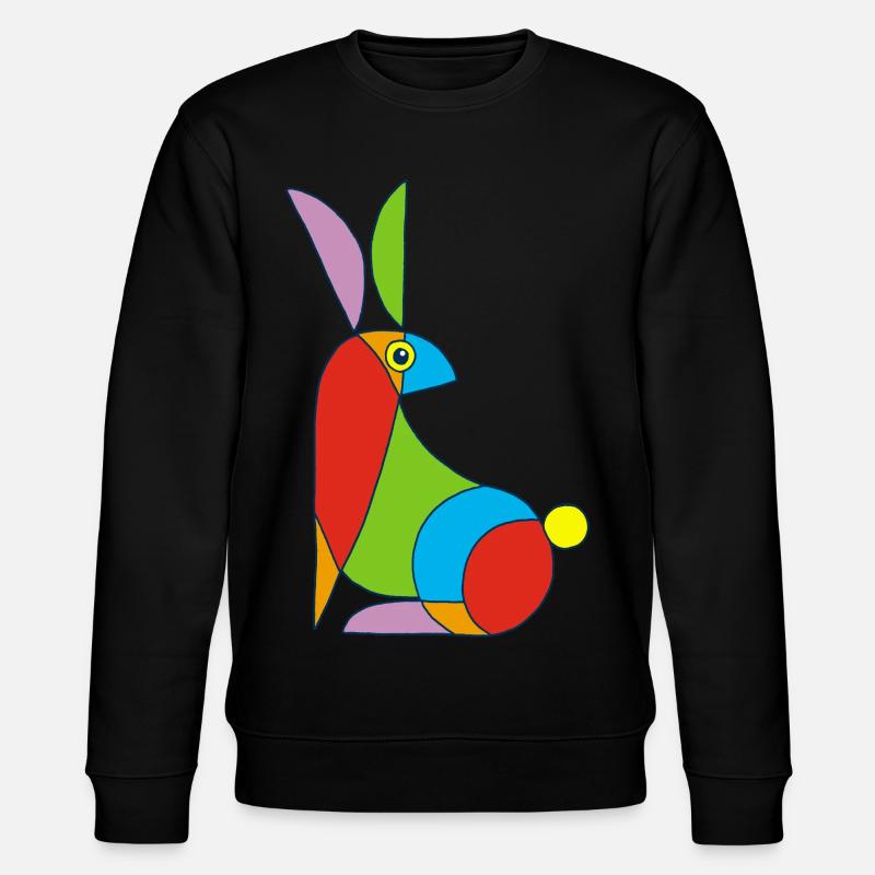 Drôle de lapin - Sweat bio CHANGER Stanley/Stella Unisexe - noir