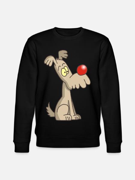 Chien rigolo et mignon - Sweat bio CHANGER Stanley/Stella Unisexe - noir