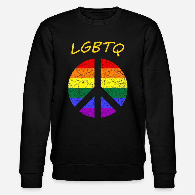 LGBTQ Pride - Stanley/Stella Unisex Bio-Sweatshirt CHANGER  - Schwarz