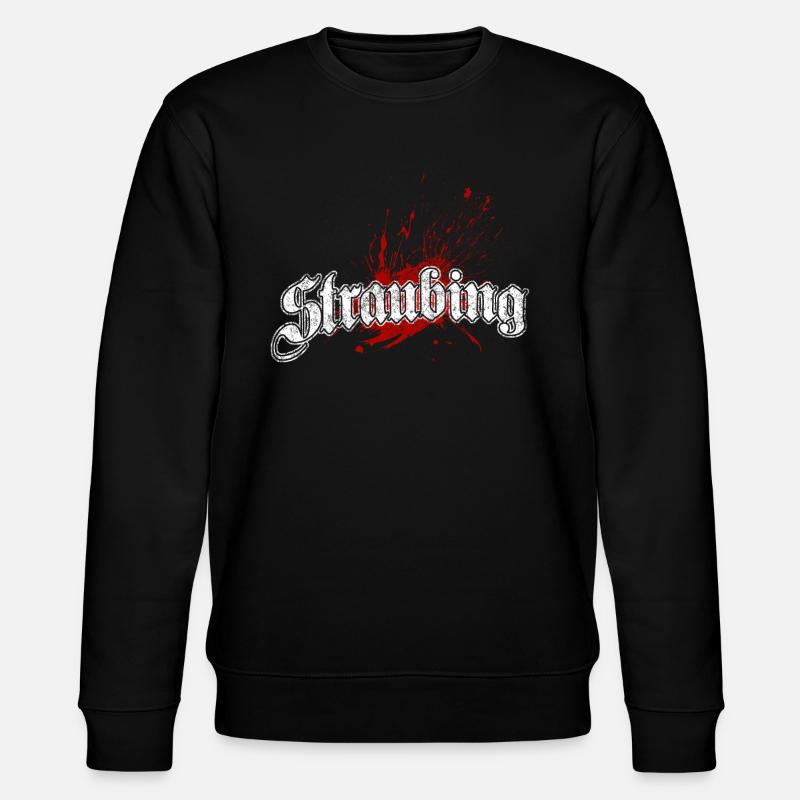 Straubing - Stanley/Stella Unisex Bio-Sweatshirt CHANGER  - Schwarz