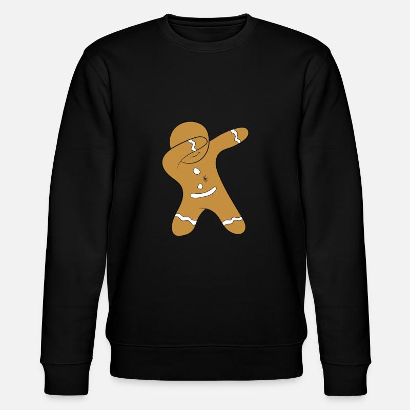 Lebkuchenmann - DAB / dabbing - Stanley/Stella Unisex Bio-Sweatshirt CHANGER  - Schwarz