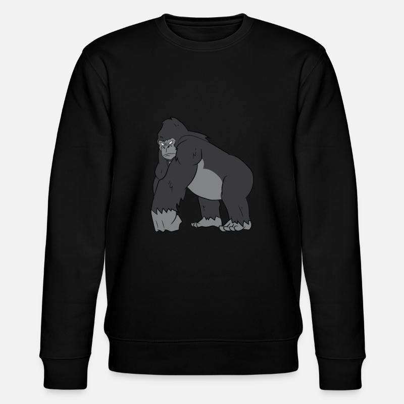 Gorilla - Strong silverback - Sweat bio CHANGER Stanley/Stella Unisexe - noir