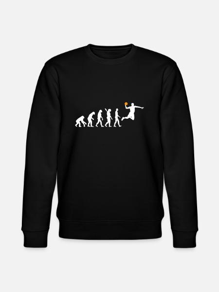 Basketball - Human Evolution / Darwin - Stanley/Stella CHANGER Unisex Organic Sweatshirt - black