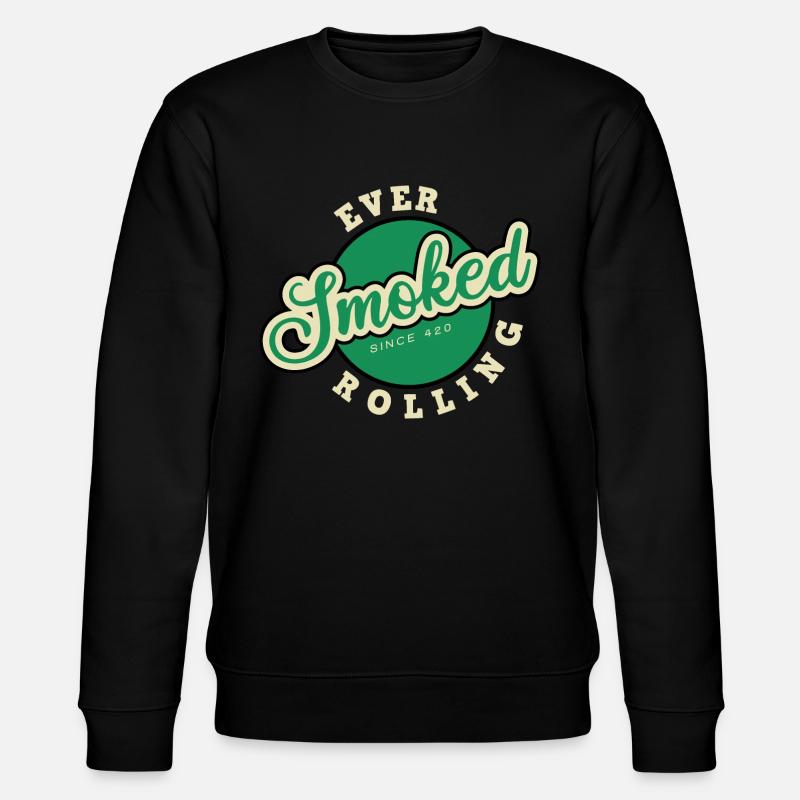 420 geraucht - Stanley/Stella Unisex Bio-Sweatshirt CHANGER  - Schwarz