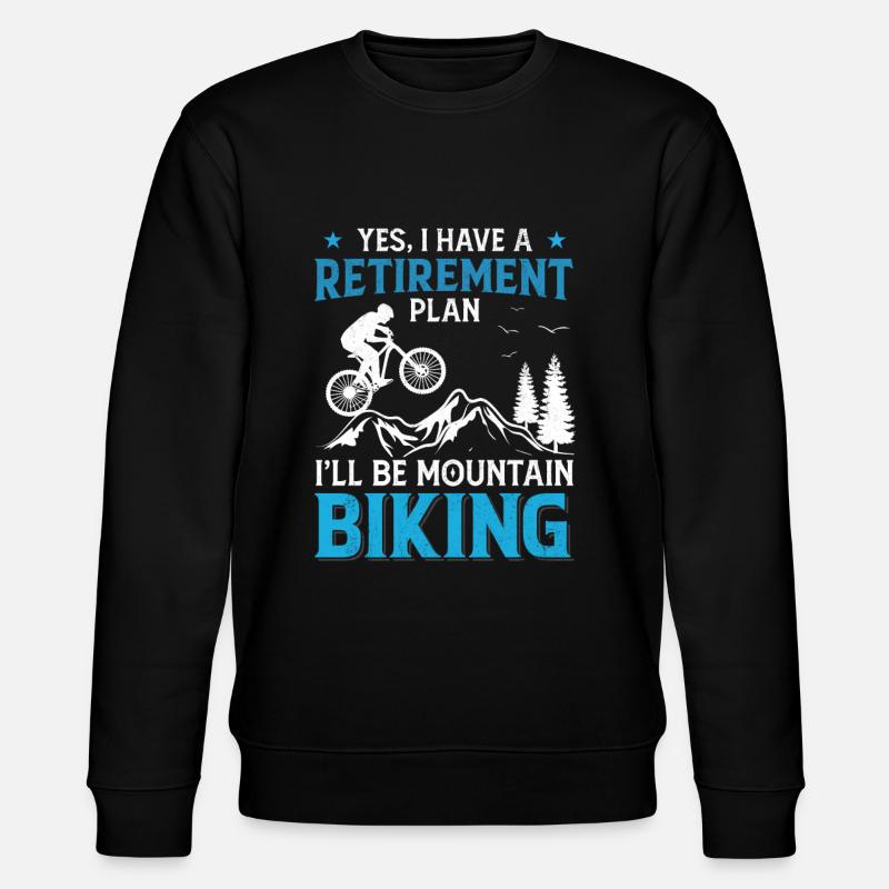 Altersvorsorge - Mountainbiken - Stanley/Stella Unisex Bio-Sweatshirt CHANGER  - Schwarz