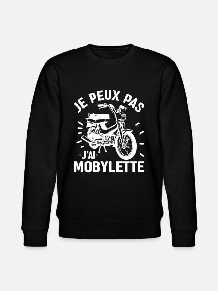 J'peux Pas J'ai Mobylette - Sweat bio CHANGER Stanley/Stella Unisexe - noir