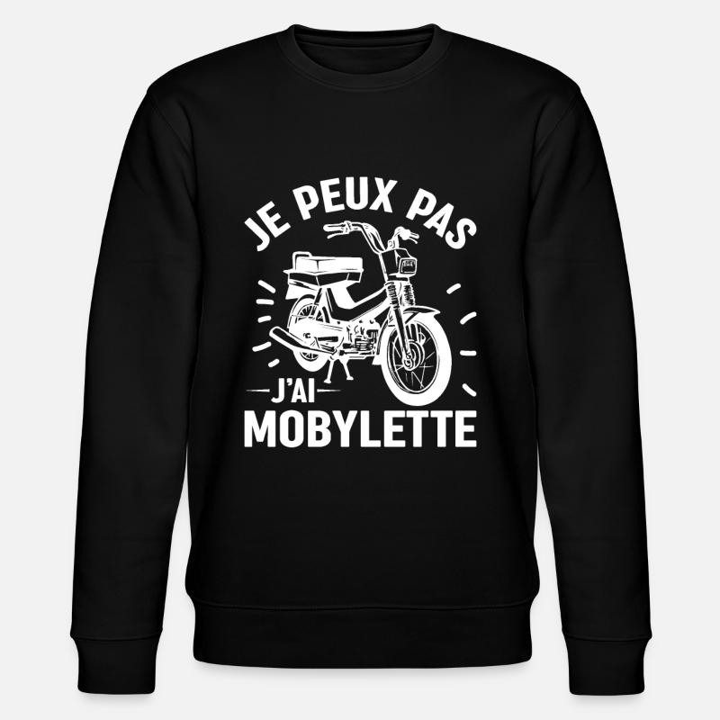 J'peux Pas J'ai Mobylette - Sweat bio CHANGER Stanley/Stella Unisexe - noir