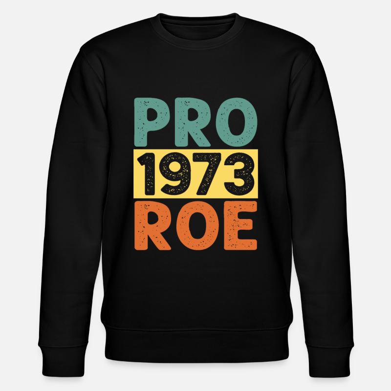Pro 1973 Roe - Stanley/Stella Unisex Bio-Sweatshirt CHANGER  - Schwarz