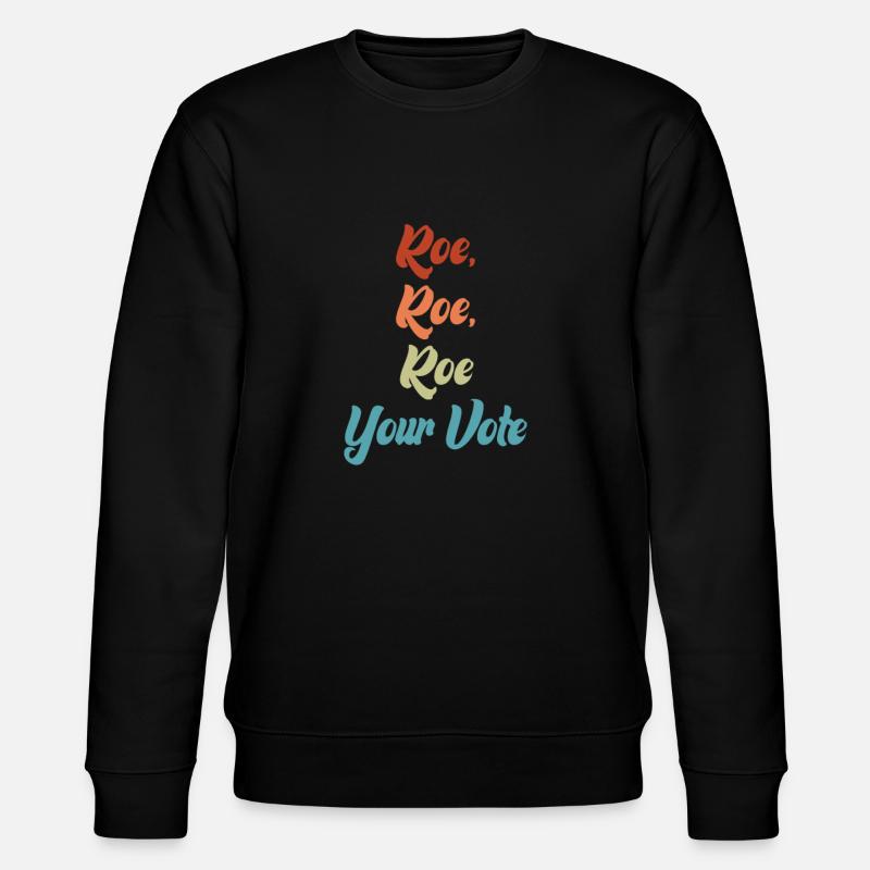 Roe deine Stimme - Stanley/Stella Unisex Bio-Sweatshirt CHANGER  - Schwarz