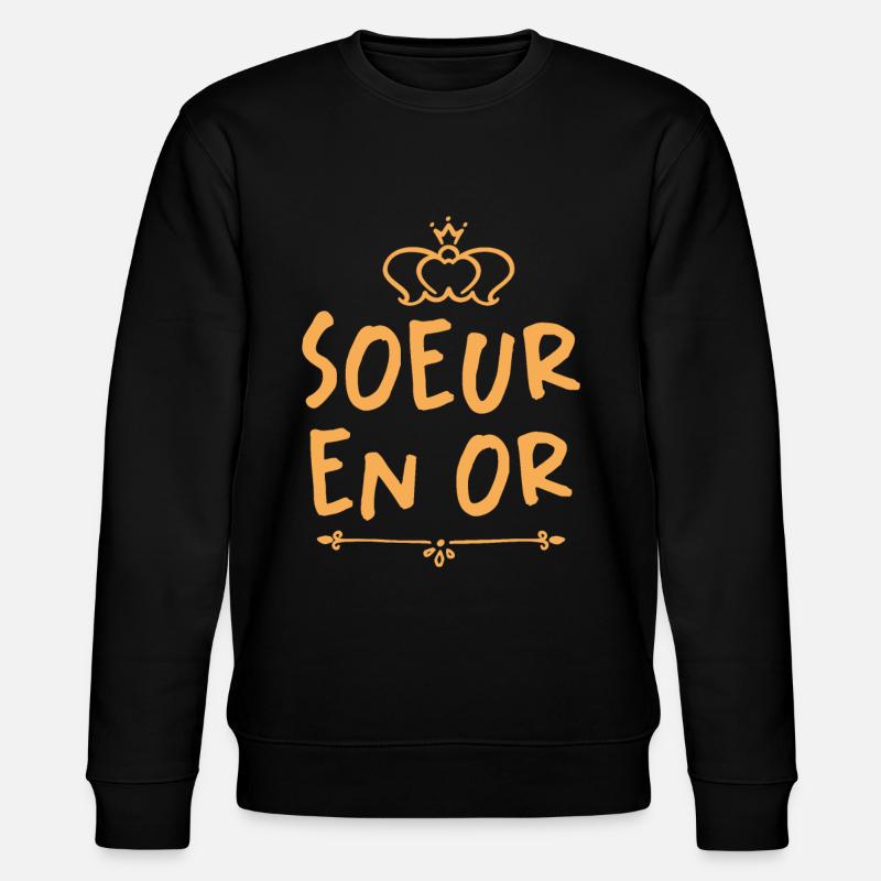 Soeur En Or - Sweat bio CHANGER Stanley/Stella Unisexe - noir