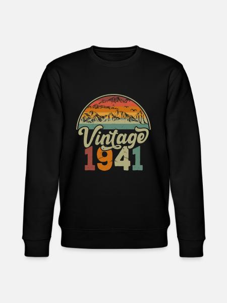 Jahrgang 1941 - Stanley/Stella Unisex Bio-Sweatshirt CHANGER - Schwarz