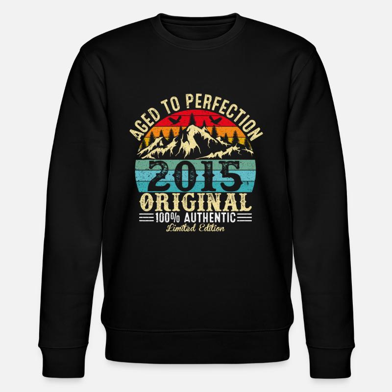 Perfekt gealtert 2015 Original - Stanley/Stella Unisex Bio-Sweatshirt CHANGER  - Schwarz