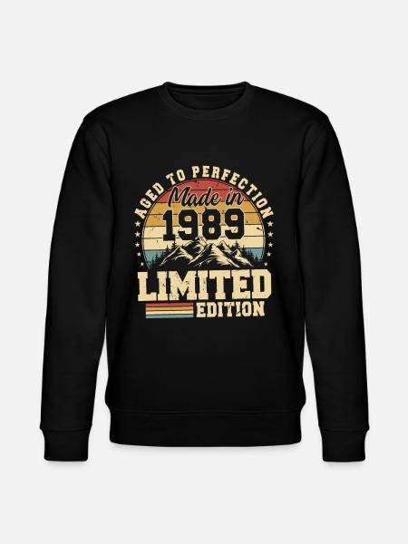 Einzigartig seit 1989 - Stanley/Stella Unisex Bio-Sweatshirt CHANGER  - Schwarz