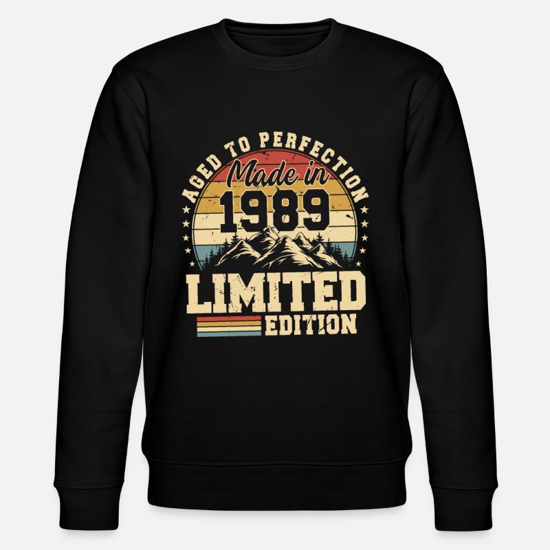 Einzigartig seit 1989 - Stanley/Stella Unisex Bio-Sweatshirt CHANGER  - Schwarz