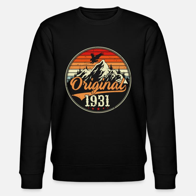 Original 1931 - Stanley/Stella Unisex Bio-Sweatshirt CHANGER  - Schwarz