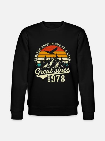 Einzigartig seit 1978 - Stanley/Stella Unisex Bio-Sweatshirt CHANGER - Schwarz