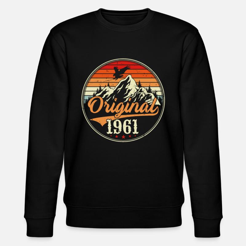 Original 1961 - Stanley/Stella Unisex Bio-Sweatshirt CHANGER  - Schwarz