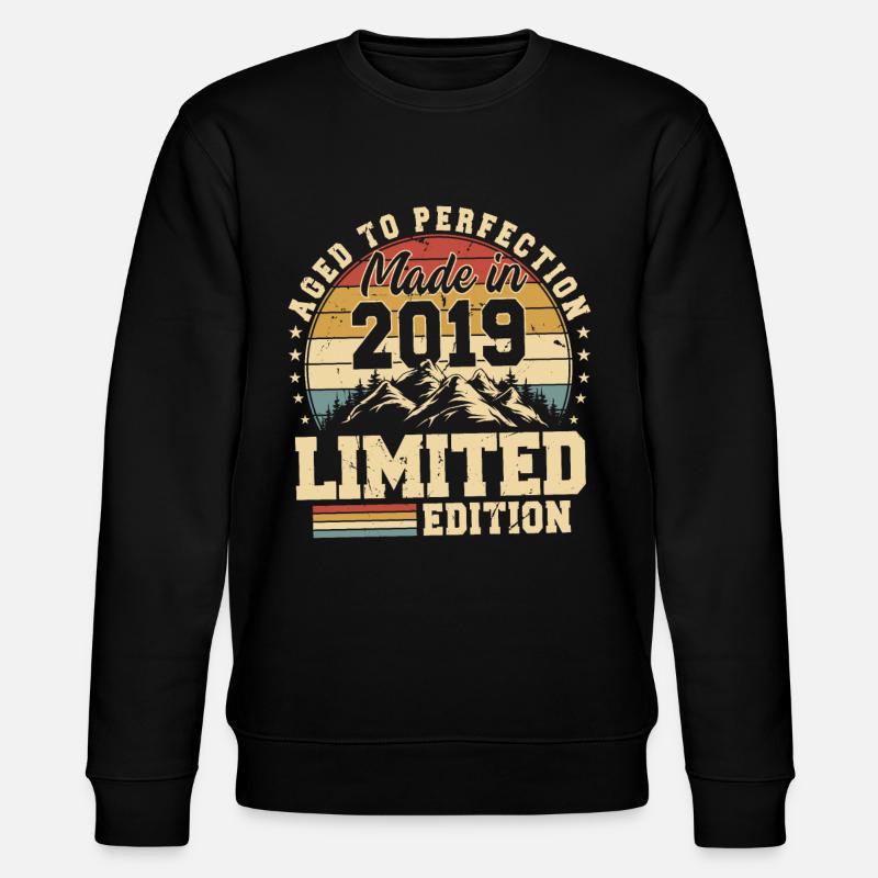 Einzigartig seit 2019 - Stanley/Stella Unisex Bio-Sweatshirt CHANGER  - Schwarz