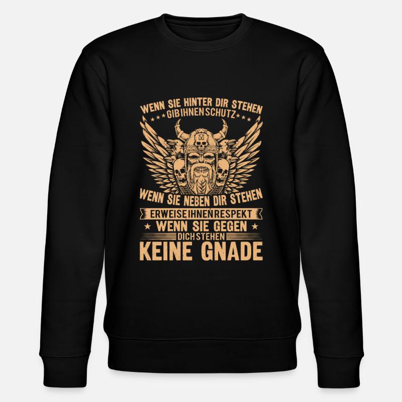 Wenn Sie Hinter Dir Stehen - Stanley/Stella Unisex Bio-Sweatshirt CHANGER  - Schwarz