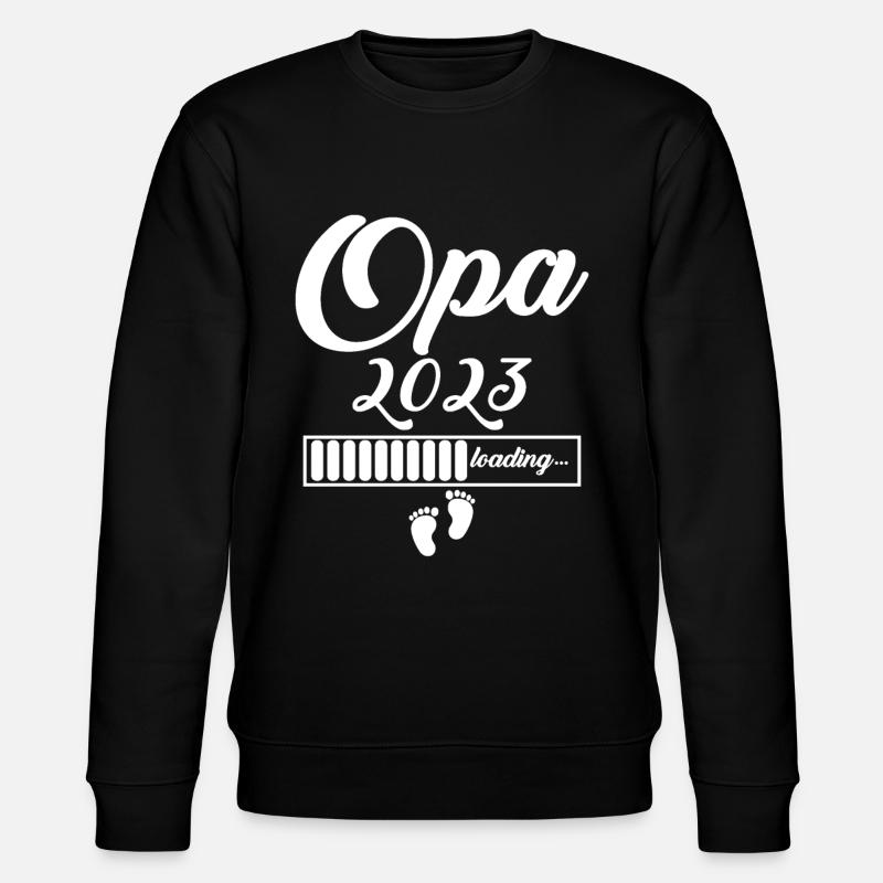 Opa 2023 - Stanley/Stella Unisex Bio-Sweatshirt CHANGER  - Schwarz
