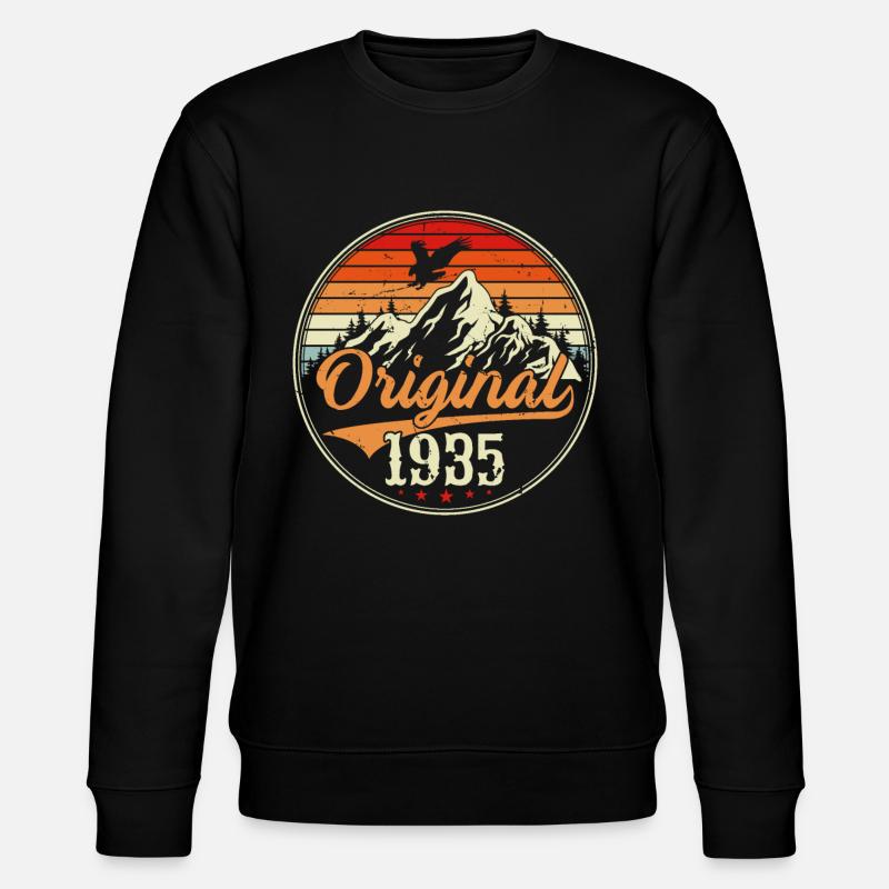 Original 1935 - Stanley/Stella Unisex Bio-Sweatshirt CHANGER  - Schwarz