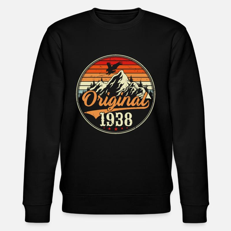 Original 1938 - Stanley/Stella Unisex Bio-Sweatshirt CHANGER  - Schwarz