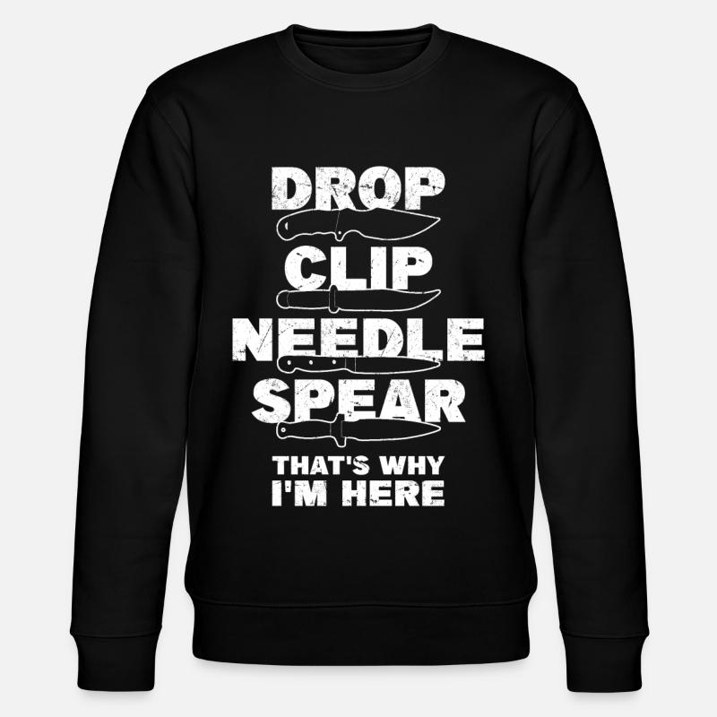 Messer Sammeln - Stanley/Stella Unisex Bio-Sweatshirt CHANGER  - Schwarz