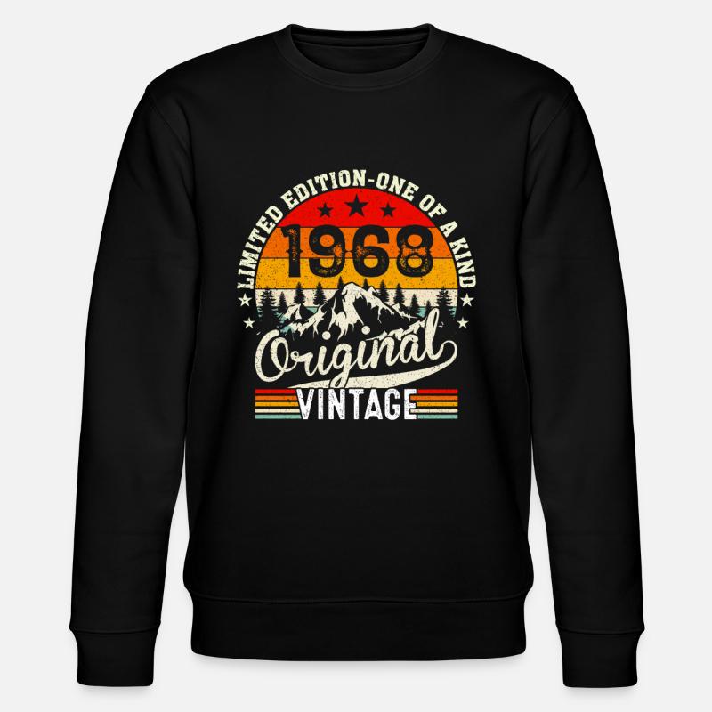Millésime original 1968 - Sweat bio CHANGER Stanley/Stella Unisexe - noir