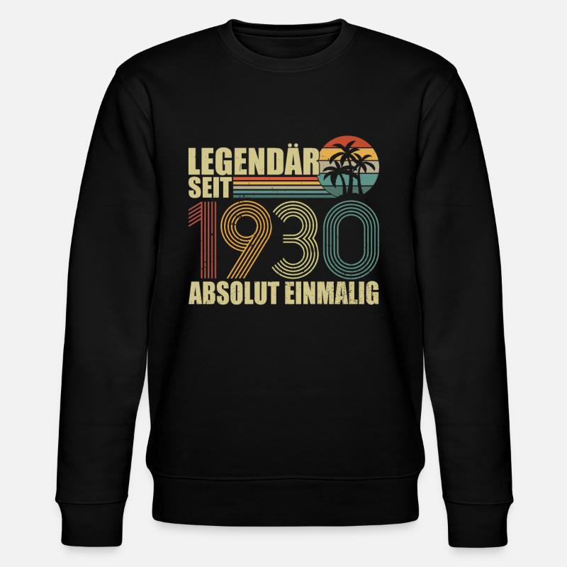Legendär seit 1930 - Stanley/Stella Unisex Bio-Sweatshirt CHANGER  - Schwarz
