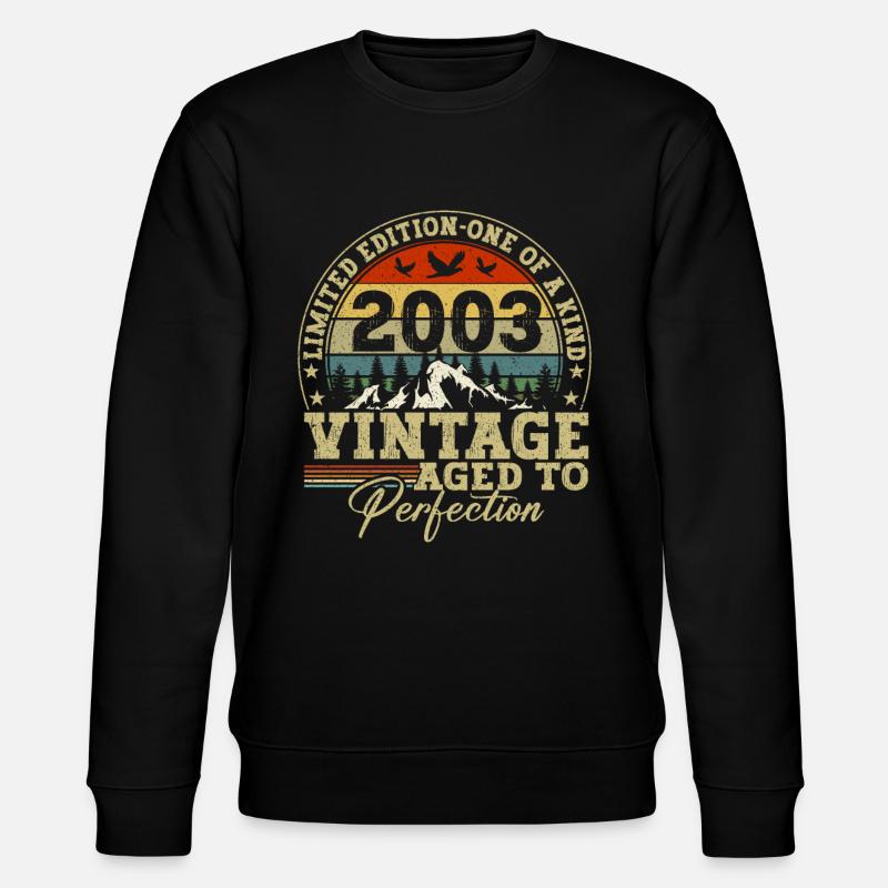 Limited Edition 2003 - Stanley/Stella Unisex Bio-Sweatshirt CHANGER  - Schwarz