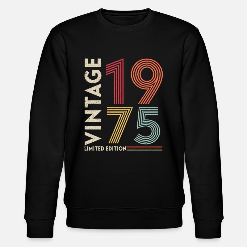1975 - Stanley/Stella Unisex Bio-Sweatshirt CHANGER  - Schwarz