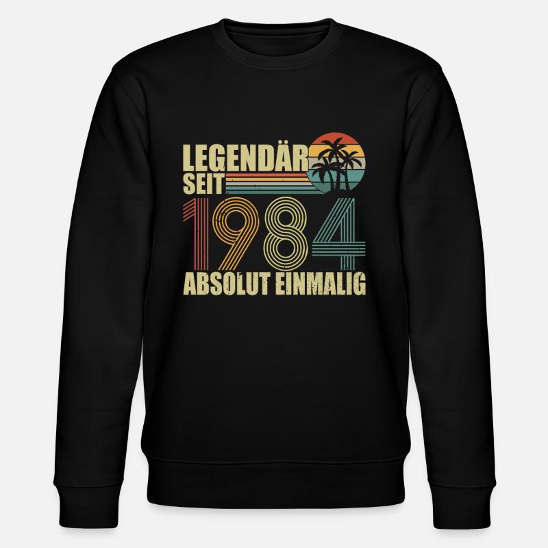 Legendary since 1984 - Stanley/Stella CHANGER Unisex Organic Sweatshirt - black