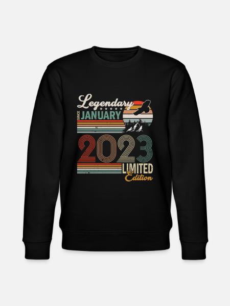 Legendary since January 2023 - Stanley/Stella CHANGER Unisex Organic Sweatshirt - black