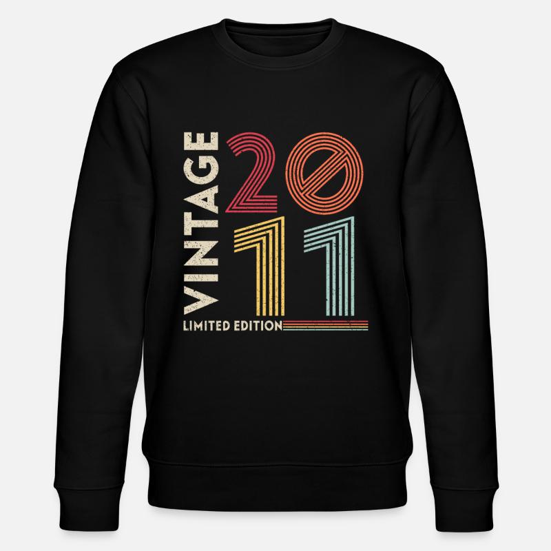 Anniversaire Edition Limitée 2011 - Sweat bio CHANGER Stanley/Stella Unisexe - noir