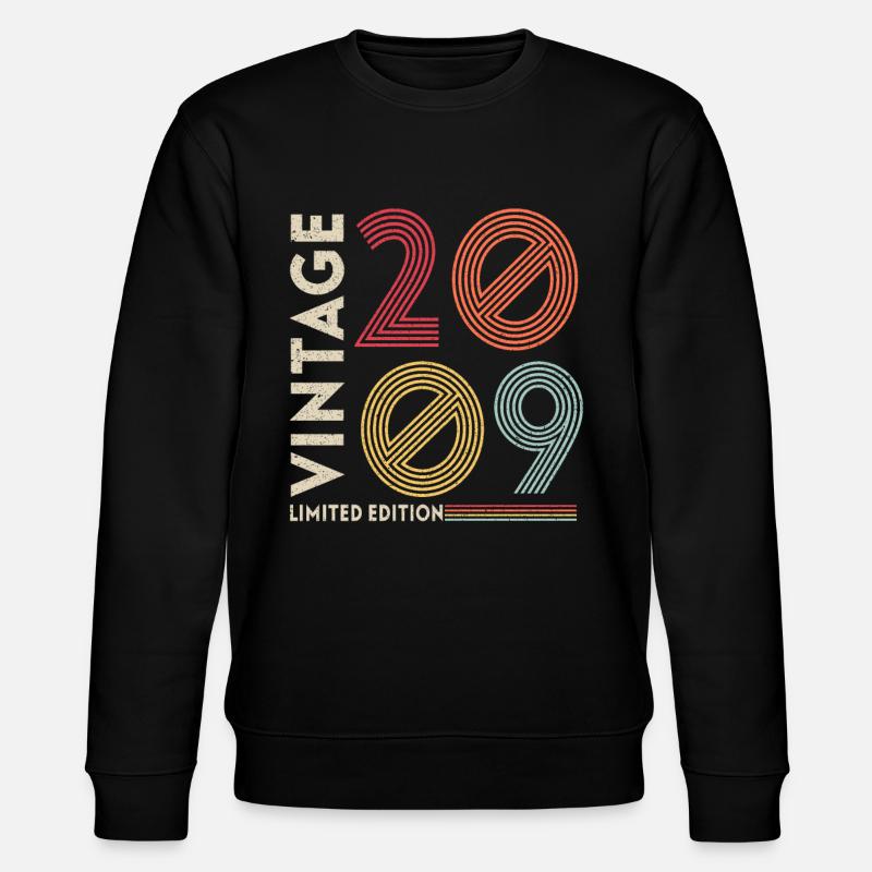 MILLÉSIME 2009 - Sweat bio CHANGER Stanley/Stella Unisexe - noir