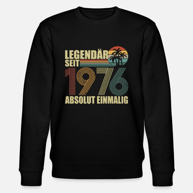 Legendär seit 1976 - Stanley/Stella Unisex Bio-Sweatshirt CHANGER  - Schwarz