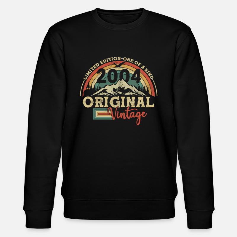 Cadeau Anniversaire 2004 - Sweat bio CHANGER Stanley/Stella Unisexe - noir