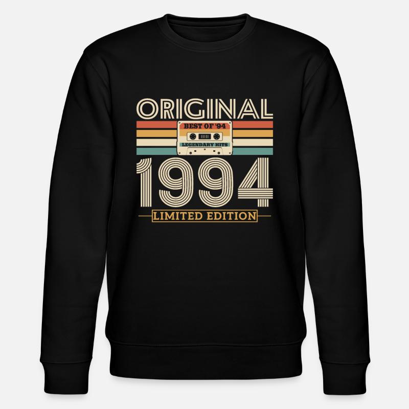 Unique birthday present 1994 - Stanley/Stella CHANGER Unisex Organic Sweatshirt - black
