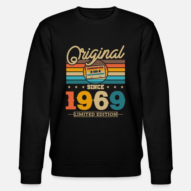 1969 Anniversaire du millésime - Sweat bio CHANGER Stanley/Stella Unisexe - noir